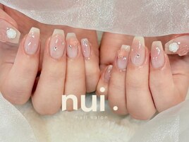 春　チークネイル