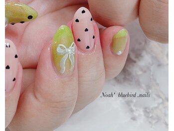 ノアブルーバードネイルズ(Noah' bluebird .nails)/girlyデザイン