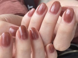 お客様ハンド：ピンク