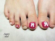 シュガーネイル(sugar nail)/ぷっくりミッフィーちゃんネイル