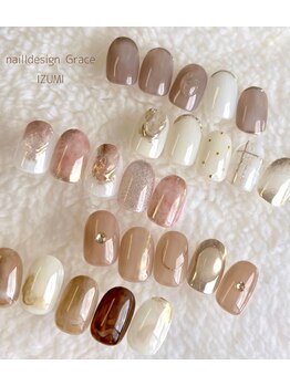 ネイル デザイン グレイス(Grace)/IZUMI選べるサンプルデザイン