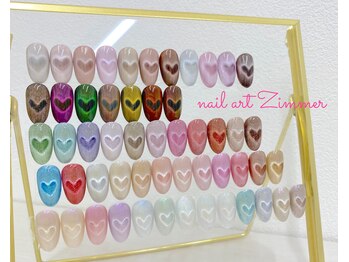 ネイルアート ジマー/10本ハートマグネット¥9960