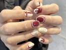 クリスマスネイル￥10000