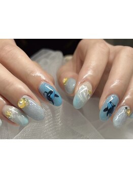 手描きアートが得意なサロン