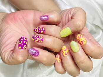 ポップ(POP!!)/ネオンヒョウ柄