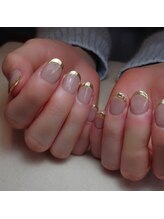 ネイルズ アメリ(Nails amelie)/ミラーフレンチ♪