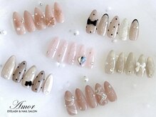 まつげエクステアンドネイルサロン アモル 恵比寿店(Amor)の雰囲気（新コース☆ワンホン定額コース誕生！可愛いデザインを多数ご用意）
