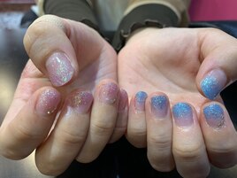 ラメグラデーション