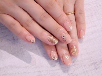 ラルネイル 大宮(Lull. nail)/*ヌーディー*ワンカラー*