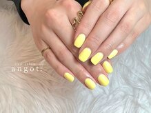 アンガット(angot.)/パステルイエローネイル