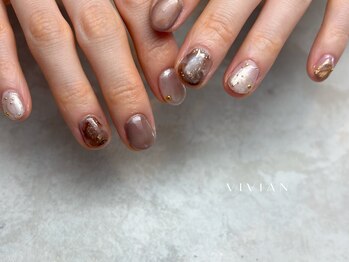 ヴィヴィアン ネイル(Vivian nail)/秋秋ニュアンス