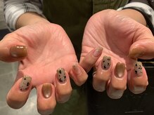 フリープ(freep)/ダルメシアン/ミラー/秋ネイル