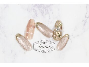 アモウズ(Amouz)/定額【テーマ:ガラスフレンチ】2