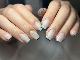 マグネットネイルとフレンチ