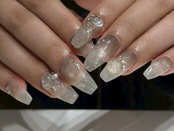 アイネイルズ 新宿店(I nails)/【Nanase】クリアマグフラッシュ