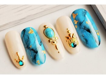 プレンティー 北千住西口店(plenty)/ターコイズネイル