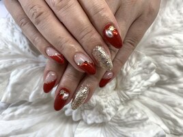 【山本】秋ネイル