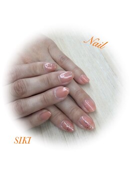 シキ(SIKI)/ピンクワンカラーにホログラムを