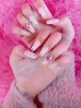 シンデレラネイル(CINDERELLA NAIL)/【スカルプ長さだしネイル】