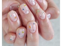 ネイル アトリエ コモード(nail atelier Comodo)/ストーンネイル