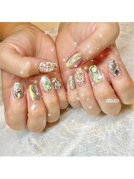 リンドネイル バイ モカ アンド ララ(Lind nail by moca and LaLa)/キラキラネイル