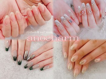 アノ チャーム(ano charm)の写真/【新規様/オフ込ハンドワンカラー¥5,500◎】初めての方オススメ★ネイル×アイの同時施術も可能◎
