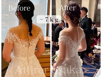 アティレ オオサカ(Attirer Osaka)/2024年秋冬婚/ブライダル/痩身