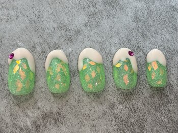 メロンクリームソーダネイル