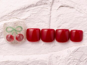 ネイルメゾン 渋谷店(NAIL MAISON)/さくらんぼマグきらきら￥7500