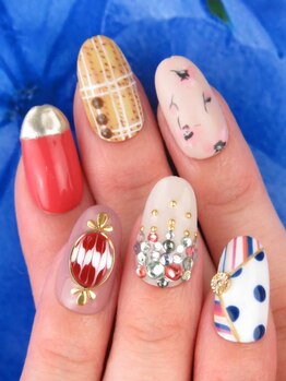 カラーズ 浜松店(colors)/ハンドデザイン自由¥7480