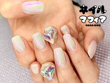 ネイルマフィア 渋谷(NAIL MAFIA)/ハートオーロラネイル