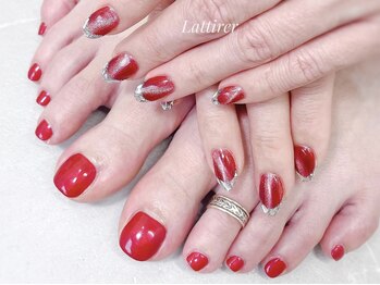 ラティレ 銀座(Lattirer)/レッドHFガラスフレンチ
