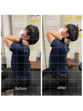 ナオル整体 浅草院(NAORU整体)/20代男性【背骨の柔軟性】