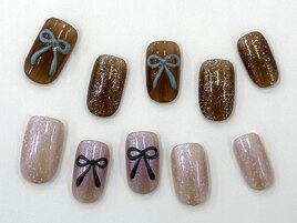 ぷっくりリボンアート！