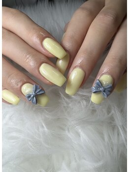 フラワーズネイル(flowers nail)/バタースコッチ