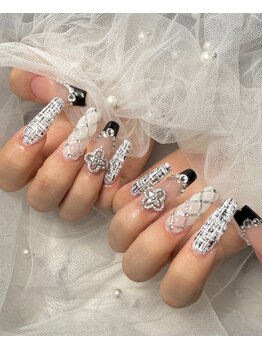 ネイルサロン グロッシー(Nail salon glossy)/冬大人気ツイードネイル