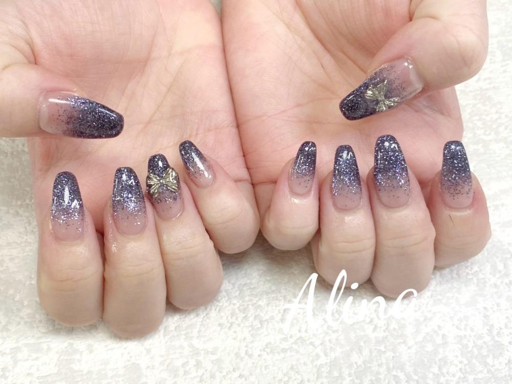 ラメグラデーション：PG013637427｜エリナネイルサロン池袋(Alina Nail