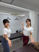 全力ストレッチ 四ツ橋堀江店/2人隣り合わせて施術可能です
