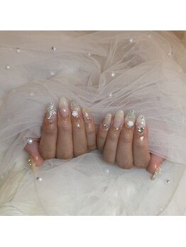 ネイル ワン(Nail 1 wang)の写真/10時から受付OK!【3色まで選択OKワンカラー ￥3980~】ショートネイルさんにもおススメ◎うるツヤな指先に♪