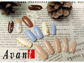 ネイルギャラリーアヴァン(NAIL GALLERY Avant)/秋シンプルアート1