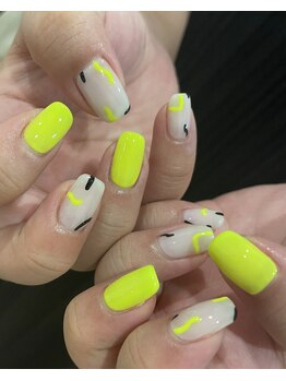 ミリミリ(mili mili)/ネオンカラー持ち込みデザイン♪