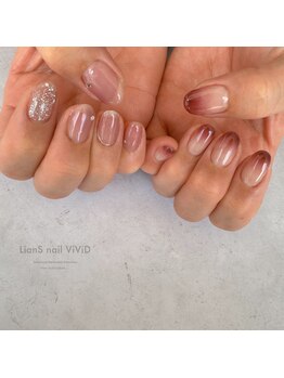 リアンスネイル ヴィヴィッド 岡山店(LianS nail ViViD)/ちぐはぐ