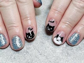 2024春ネイル【アニマルネイル】