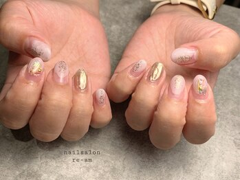 レアム(re-am)/定額ネイル/ニュアンスネイル