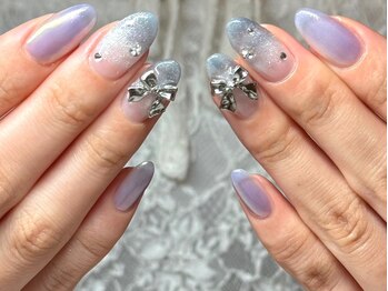 韓国リボンネイル