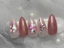 ヴィネル 平岸店(Vinel)/ハートホロ＆チークネイル