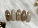 ニュアンスベージュネイル