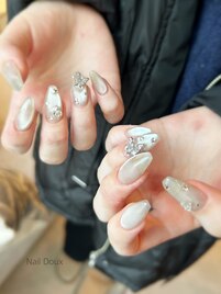 バタフライマグネットネイル