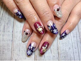 クリスマスネイル