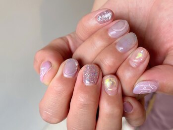 ネイルズ ララ(nails Lala)/ピンクネイル